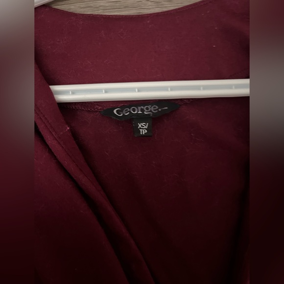 George Deep Red Women's Blouse - Picture 2 of 2